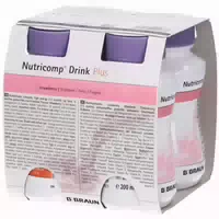 Nutricomp Drink Plus Erdbeer 24x200 Ml