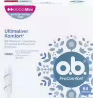 O B Pro Comfort Mini Tampons