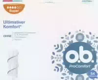 O B Pro Comfort Super Tampons