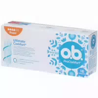 O B Pro Comfort Normal Tampons 16 Units