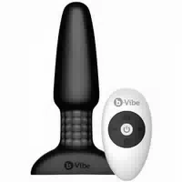 B Vibe B Vibe Rimming 2 Ferngesteuerter Analplug 14 5 cm Schwarz