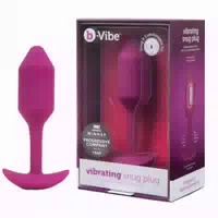 B Vibe Vibrating Snug Plug M Rose