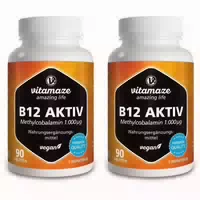 B12 Aktiv 1 000 Vegan Tabletten 90 Stück