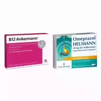 B12 Ankermann Überzogene Tabletten Omeprazol Heumann 20 mg B S
