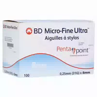Bd Micro Fine Ultra Pen Nadeln 0,25x8 Mm 100 St Kanüle