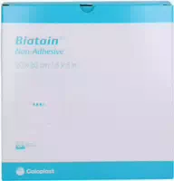 Biatain Schaumverband 20 X 20 cm Nicht Haftend 5 Stück