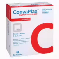 Convamax Superabsorber Adhäsiv 7,5x7,5 C 10 St