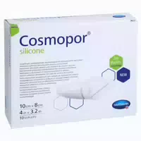 Cosmopor Silicone Wundverband 8x10 Cm 10 St