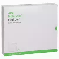 Exufiber 20x30 Cm Gel Faserverband 5 St