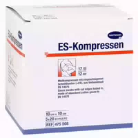 Es Kompressen Steril 10x10 Cm Großpackun 5x20 St
