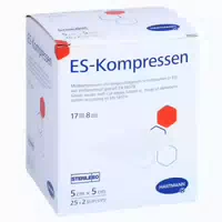 Es Kompressen Steril 5x5 Cm 8fach 25x2 St Kompressen