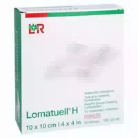 Lomatuell H Salbentüll 10x10 Cm Steril