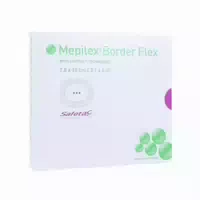 Mepilex Border Flex Schaumverb Haftend 7,8x10 Cm 5 St Verband