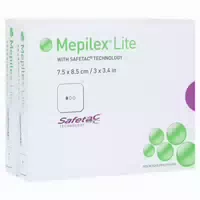 Mepilex Lite Schaumverband 7,5x8,5 cm st 10 st