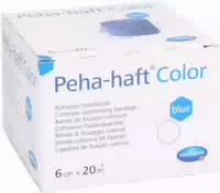 Peha Haft Color Fixierbinde Latexf 6 Cmx20 m Blau