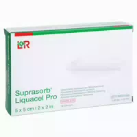 Suprasorb Liquacel Pro 5x5 Cm Kompressen
