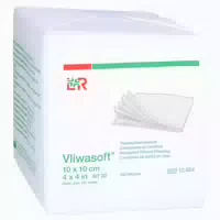 Vliwasoft Vlieskompressen 10x20cm 4 Lagig Unsteril