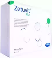 Zetuvit Plus Extrastarke Saugkomp Ster 10x10 cm