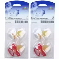 Baby Frank Beruhigungssauger 6 18 Monate Kirschform Weiß Rot