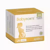 Babyforte Folsäure Omega 3 ohne Jod Schwangerschaft 180 st