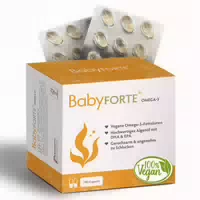 Babyforte Omega 3 | Algenöl | Optimales Dha & Epa Verhältnis