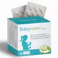 Babyforte Stillzeit Vitamine | Vegan | Bockshornklee, Lutein & Eisen | ohne Fenchel