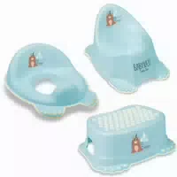 Babykajo 3 Töpfchenset Töpfchen, Hocker & Wc Trainer