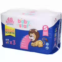 Babystar Megascorta Windeln Größe 5 48 Stück Babystar