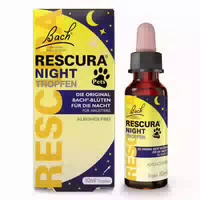 Bachblã¼ten Original Rescura Night Pets Tropfen Alkoholfrei