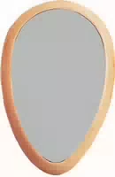 Bachca Wooden Hand Miroir Cotton Pouch