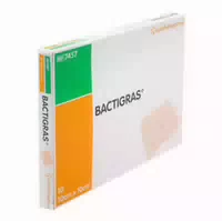 Bactigras Antiseptische Paraffingaze 10x 10 St