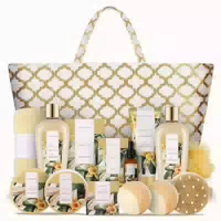 Bade Geschenkset Damen 15tlg Duschgel Haarkappe Handtasche V 1 st