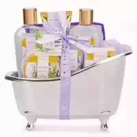 Badegeschenkset 8tlg Wellness Beauty Frauen Valentinstag Lav 1 st