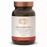 Astaxanthin Alge Forte Kapseln mit Astapure Powder, Guaranaextrakt und Hibiskusblütenextrakt