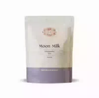 Moon Milk mit Ashwagandha und Zimt Pulver