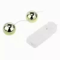 Baile Goldener Vibrator Mit Chinesischen Kugeln 70 G