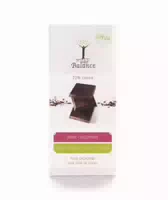 Balance Stevia Excl Tablet Dark 72% Cocoa Nibs 85g