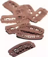 Balmain Doublehair Clips 10er Set Beige