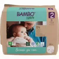 Bambo Nature Windeln Mini Größe 2 Packung Mit 30 Windeln