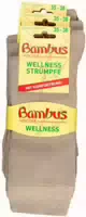 Bambus Wellness Socken 35 38 Beige 3 Paar Gratis Latschenkiefer Einreibung 250 ml