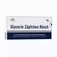 Glycerin Zäpfchen Rösch 1g 10 st