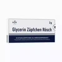 Glycerin Zäpfchen Rösch 2g 10 st
