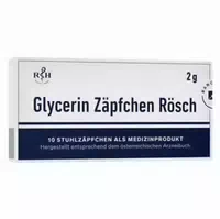 Glycerin Zäpfchen Rösch 2 G Gegen Verstopfung 10 St Suppositorien