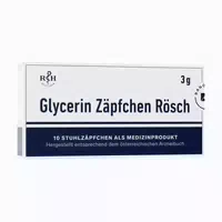 Glycerin Zäpfchen Rösch 3g 10 st