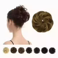 Barsdar Echthaar Haargummi Hochsteckfrisuren Extensions 4p27 1 st