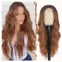 Barsdar Lange Rote Layered Perücke 66cm Synthetische Haar Po 1 st