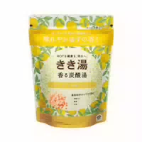 Bathclin Kikiyu Fragrant Carbonated Bath Salts 360g Yuzu Scent