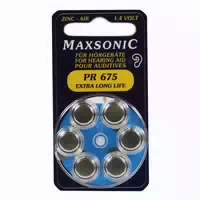 Batterien Fã¼r Hã¶rgerã¤te Maxsonic Pr675