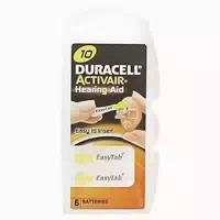 Batterien Fã¼r Hã¶rgerã¤te Duracell 10