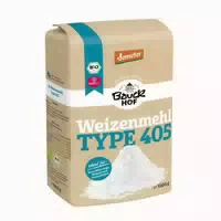 Bauck Mühle Weizenmehl Hell Type 405 Demeter Bio 1000 g